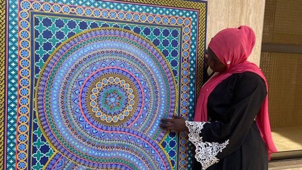 Halima: Nigerian artist connecting the dots with Mandala murals