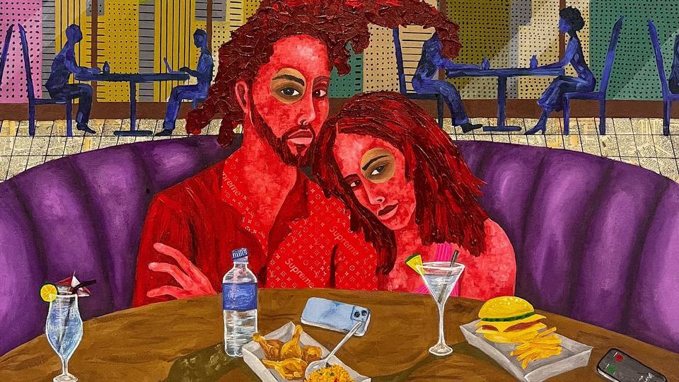 King Ereso: Nigerian artist on the colour red and the ‘eye of hope’