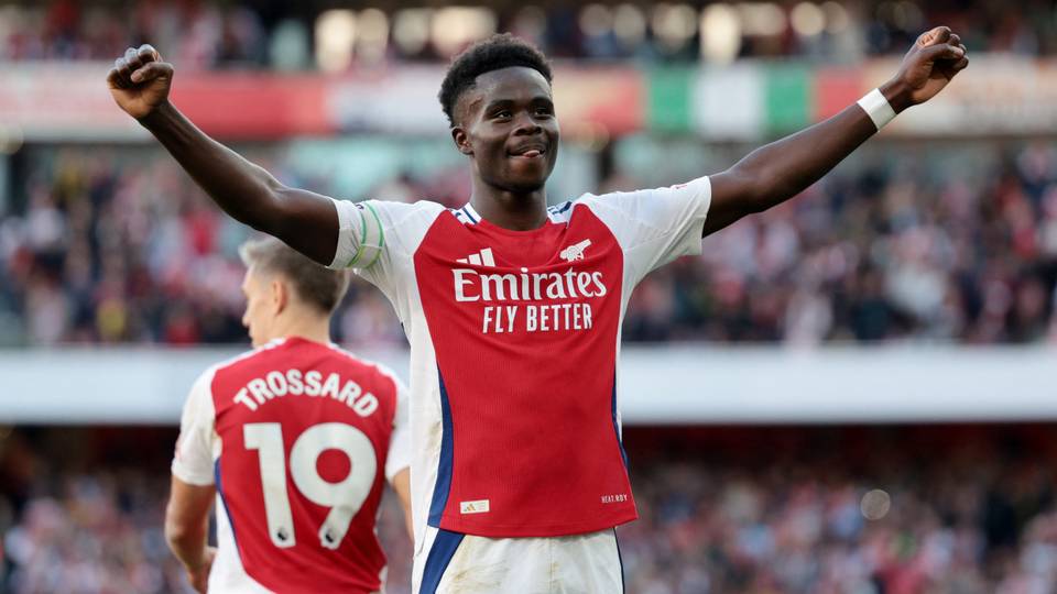 Saka superb as Arsenal come from behind in 3-1 win over Southampton