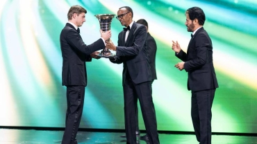 Africa hosts F1 awards gala for first time as Verstappen collects trophy