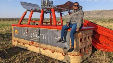 Ngais Karero aims to be Tanzania's first woman hot air balloon pilot