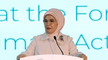 Turkish First Lady vows to continue efforts for those oppressed by Israel