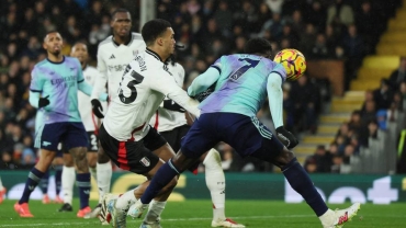 Fulham hold Arsenal to 1-1 draw in EPL