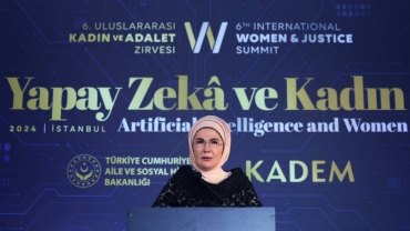 Türkiye’s first lady demands gender balance, fairness in tech sector