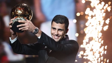 Man City's Rodri wins Ballon d'Or ahead of Real's Vinicius